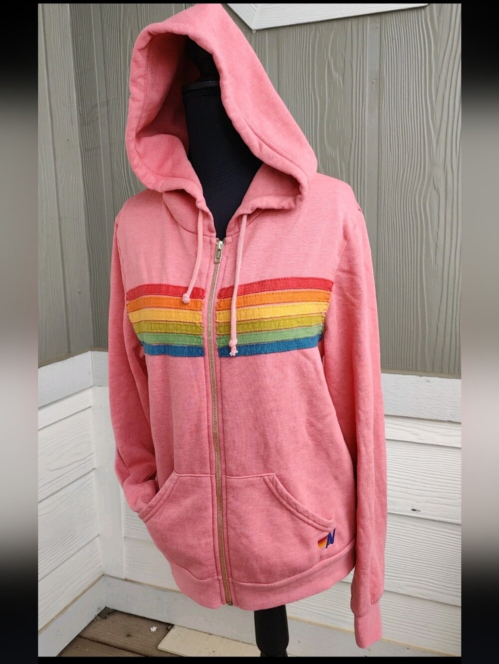 Aviator Nation Authentic 5 Stripe hoodie size M